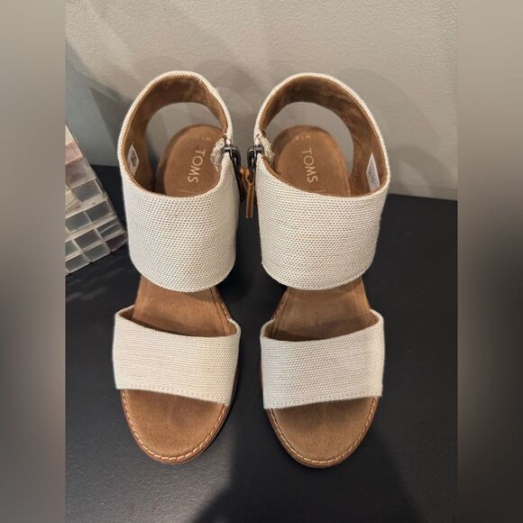 Designer & Trendy Heel/Sandal Lot – 10 Pairs Jessica Simpson, TOMS & More - Picture 7 of 10